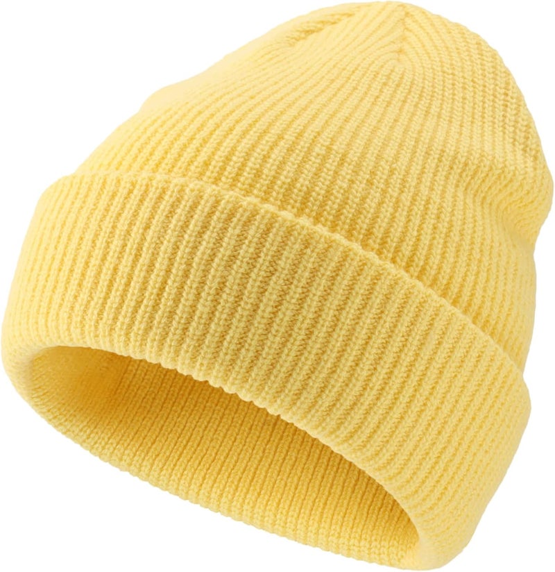 Connectyle Classic Double Layer Knit Beanie Hat Warm Thick Acrylic Winter Hats Daily Cuffed Beanies Watch Hat for Men Women - Image 2